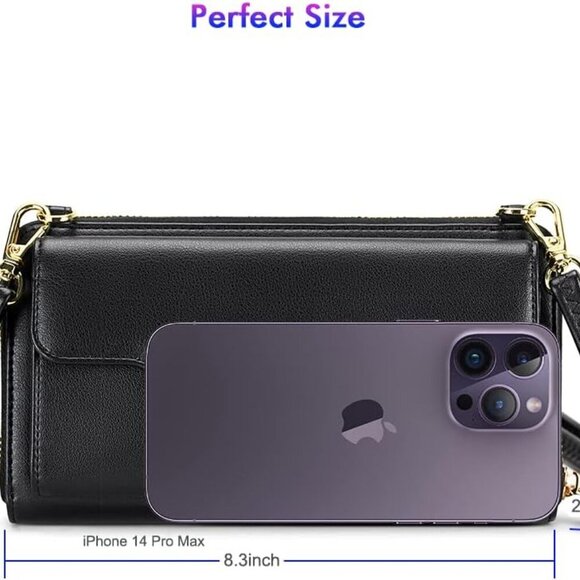 Crossbody Bags, Wristlet Wallets, Small Clutch Purses - Cell Phone & RFID Wallet - Picture 6 of 8